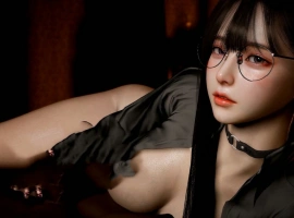 【3D极品/全动态】[VAM] 超美眼镜女神+粉毛女仆的媚黑之旅 完整步兵版【动画/新作/CV/5G】-IS【69】